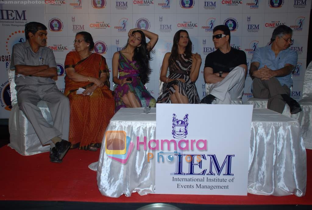 Miss India Parvati, Achala Sachdev, Aditya Pancholi at Professional Managemnt Institute pres meet in Cinemax on 11th September 2008 