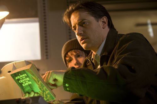 Brendan Fraser, Josh Hutcherson in a still from the movie Journey to the Center of the Earth