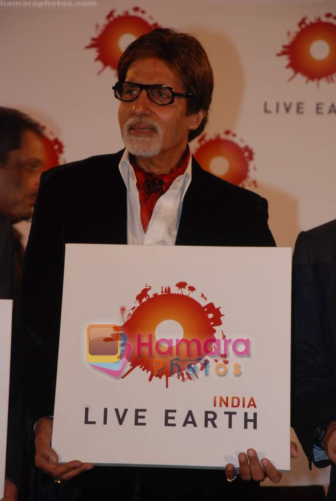 Amitabh Bachchan at Live Earth press meet in Mumbai on 18th September 2008 