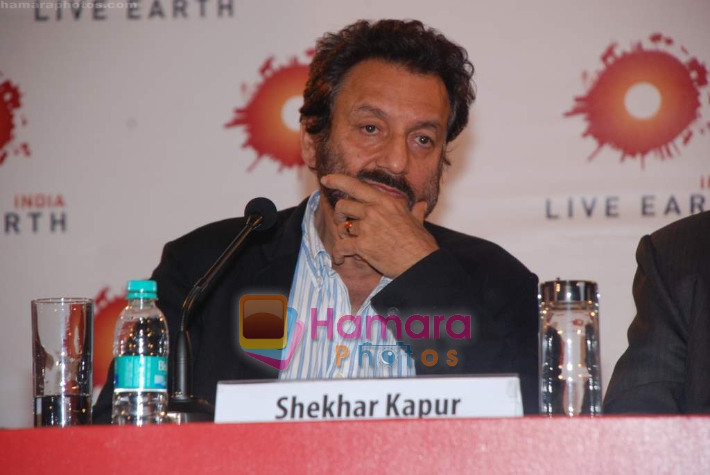 Shekhar Kapur at Live Earth press meet in Mumbai on 18th September 2008 