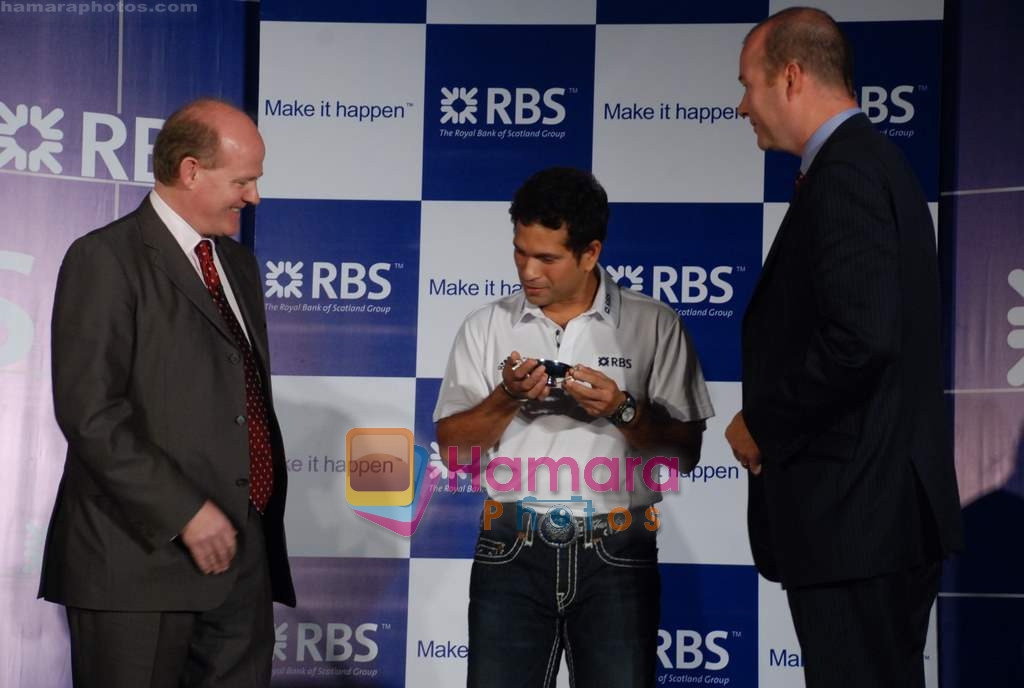 Sachin Tendulkar announced as Global Ambassador of RBS in Mumbai on 18th September 2008 