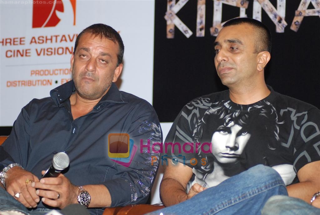 Sanjay Dutt, Sanjay Gadhavi at  Kidnap Press Conference in Taj Lands End on 20th September 2008 