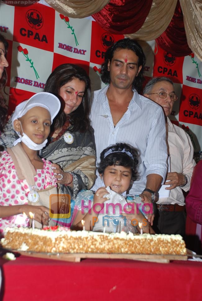 Dimple Kapadia, Arjun Rampal at National Cancer Rose Day in King George Hospital on 20th September 2008 
