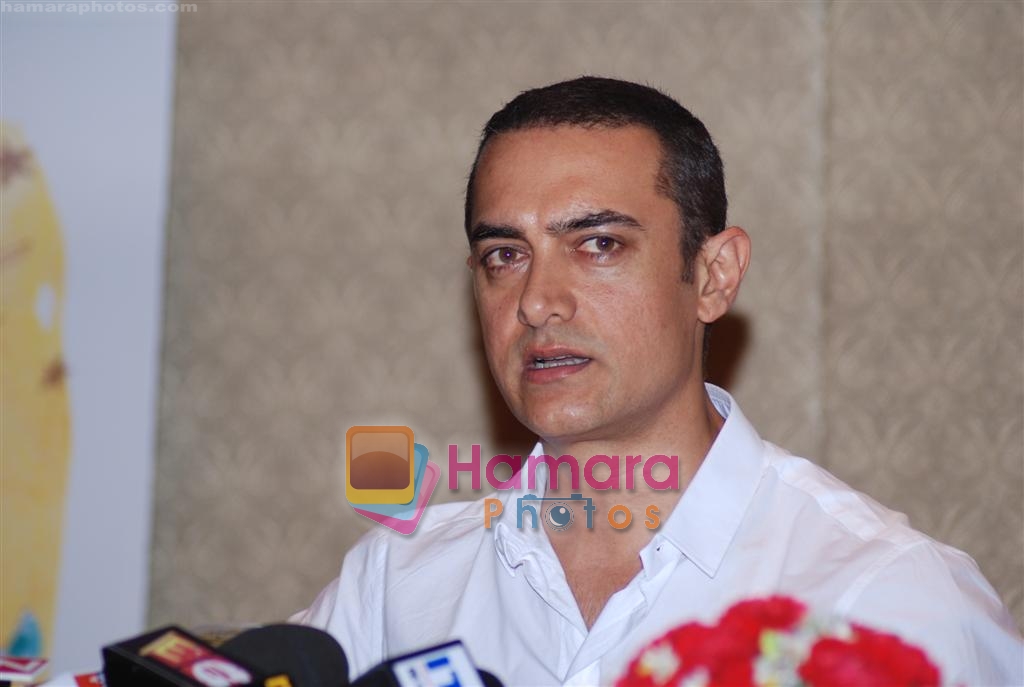 Aamir Khan at Press Conference for the Oscar annuncement of Tare Zameen Par on 23rd September 2008 