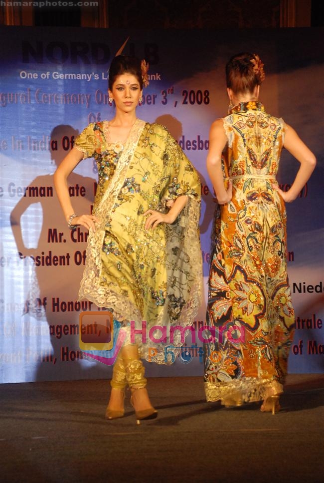 at Norddeutsche Lands Bank presents a Fashion Show by Pria Kataria Puri in Taj Crystal Room on 3rd october 2008 