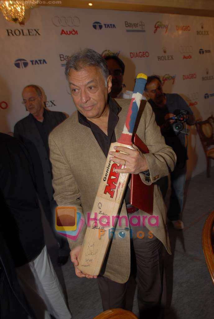 Zubin Mehta at a press conference to announce The Mehli Mehta Music Foundation in Mumbai on 5th october 2008 
