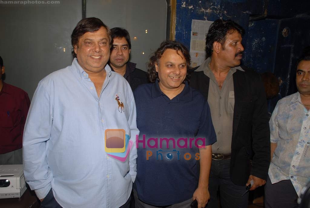 Tinu Verma, Anil Sharma, David Dhawan at the launch of Meghna Patel's debut music video _Golden Babe_ on 14th October 2008 