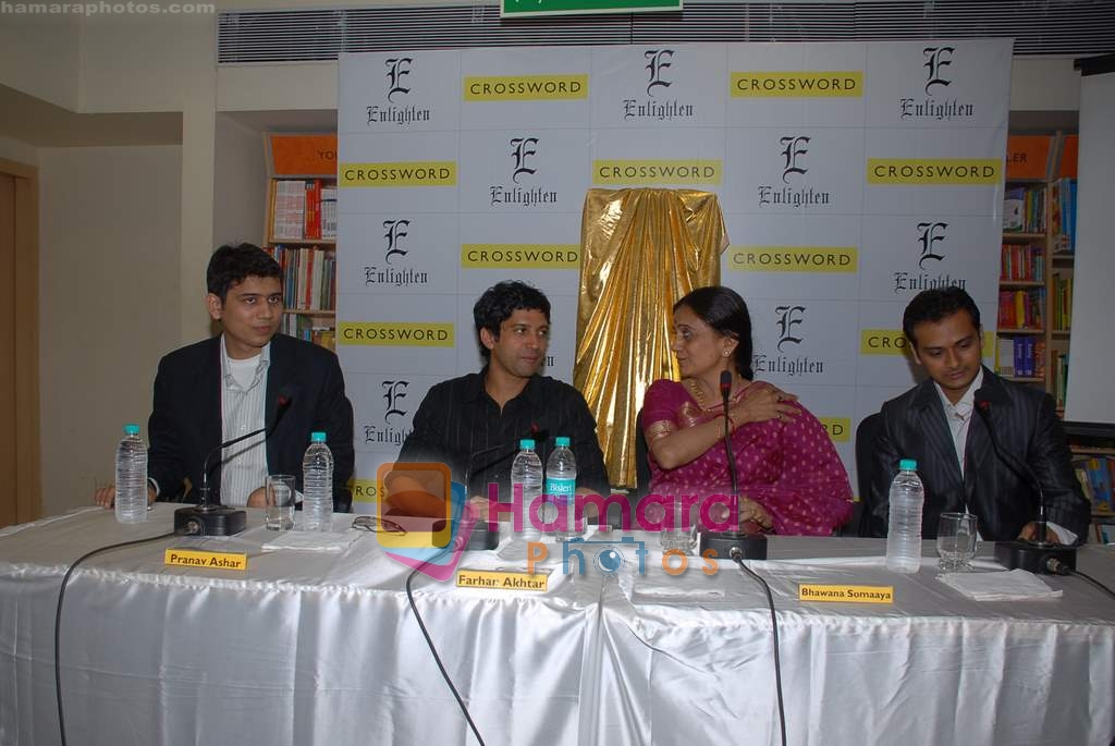 Farhan Akhtar at the launch of DVD collection under the label Enlighten Home Library in Mumbai on 17th October 2008 