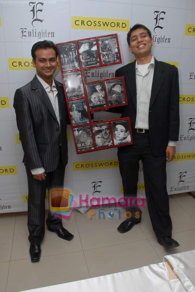 at the launch of DVD collection under the label Enlighten Home Library in Mumbai on 17th October 2008 