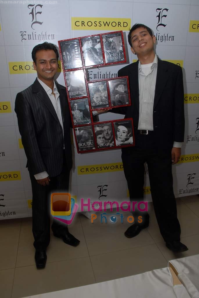 at the launch of DVD collection under the label Enlighten Home Library in Mumbai on 17th October 2008 