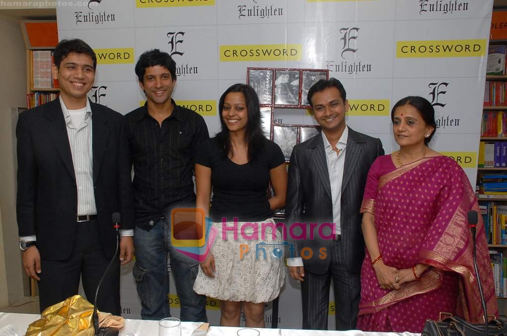 Farhan Akhtar at the launch of DVD collection under the label Enlighten Home Library in Mumbai on 17th October 2008 