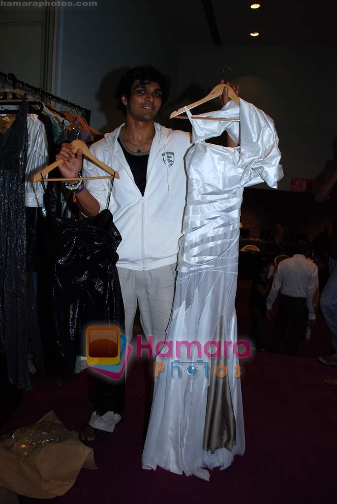 at Lakme Fashion Week fittings with designer Nandita Thirani and Swapnil Shinde in NCPA on 18th October 2008 