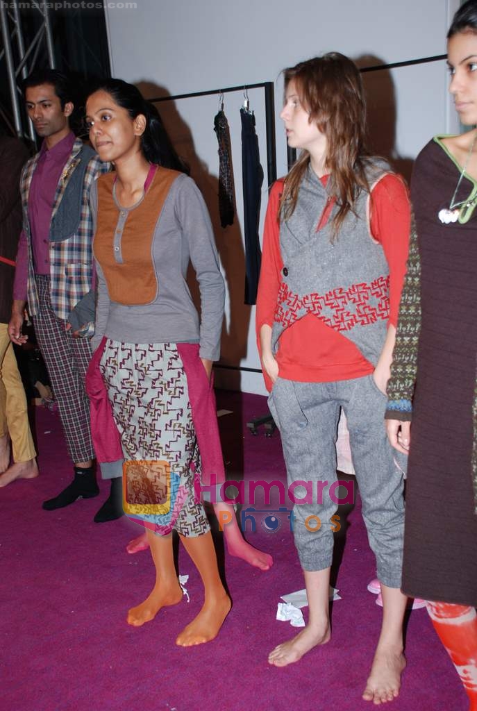 at Lakme Fashion Week fittings with designer Nandita Thirani and Swapnil Shinde in NCPA on 18th October 2008 