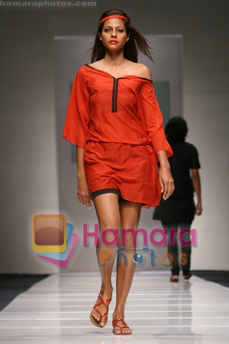 Model walk the ramp for Raghavendra Rathore show at Delhi Fashion Week in Emporio, Delhi 