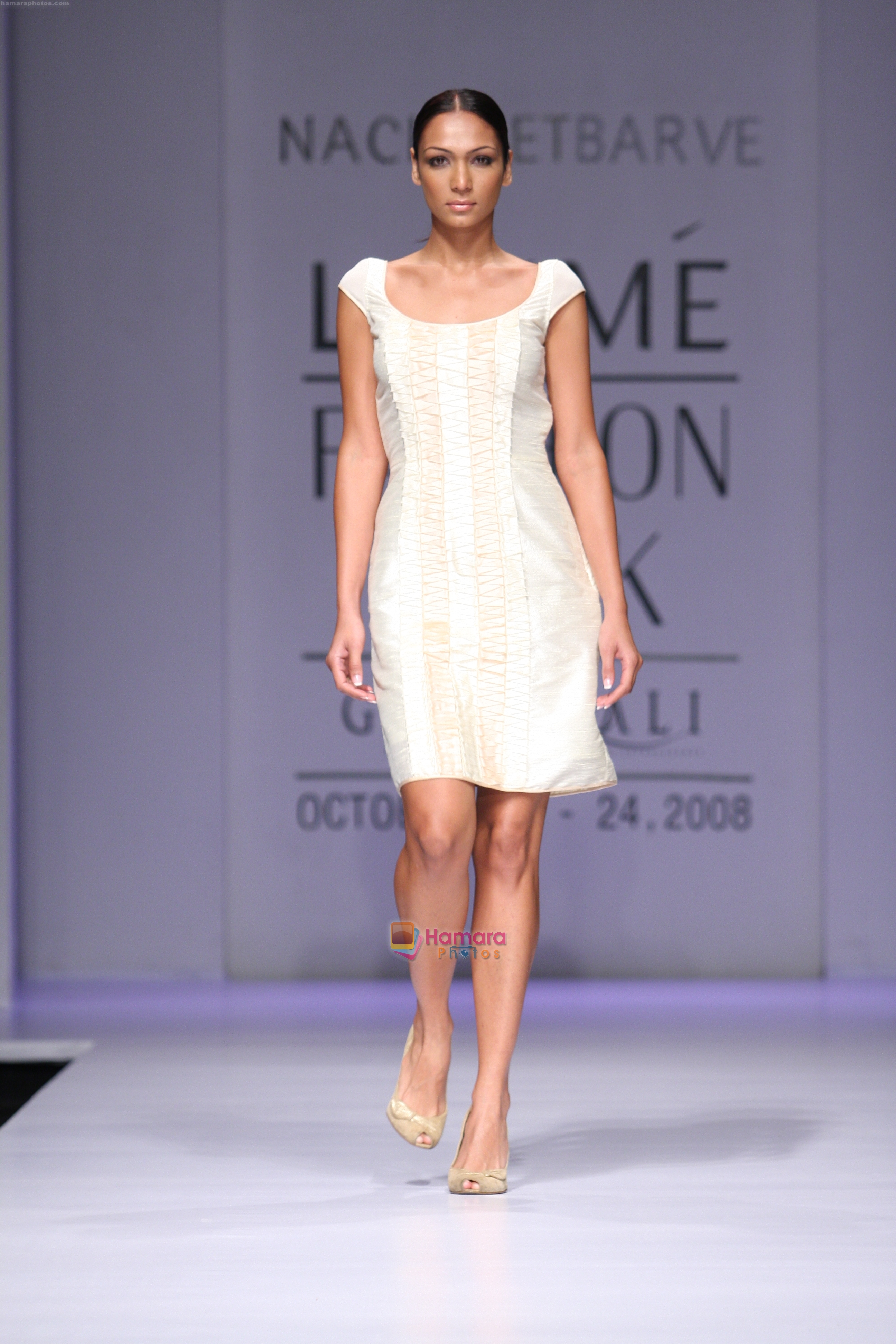 Model walk the ramp for Nachiket Barve Show at lakme Fashion Week 2009 