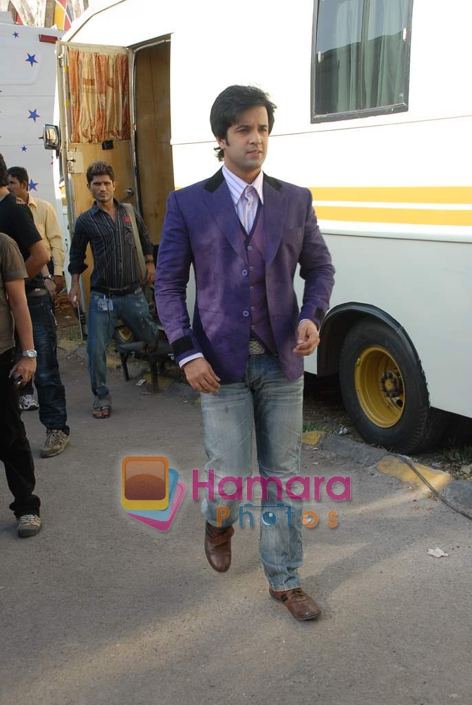 Aamir Ali at the promotion of EMI film on the sets of Nach Baliye in Film City on 3rd November 2008 