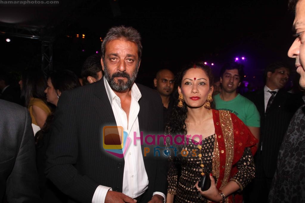 Sanjay Dutt and Manyata at Audi R8 car launch Party in Delhi on 12th November 2008