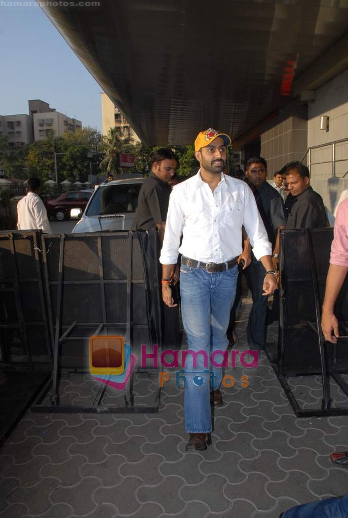 Abhishek Bachchan at the Press conference of Dostana in Cinemax on 13th November 2008  - Copy