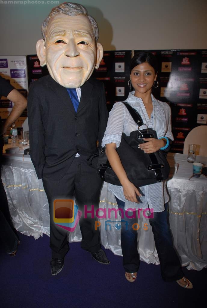 Konkana Sen Sharma at the Press conference of The President Is Coming in Fame Malad on 18th November 2008 