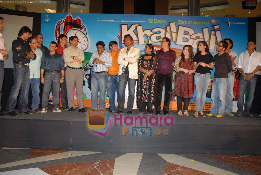 Nikhil Dwivedi, Rakesh Bedi, Paresh Ganatra, Manoj Joshi, Shakti Kapoor, Pratima Kazmi, Govind Namdeo, Delnaz Paul, Sada at Khallballi music launch in Inrobitt Mall, Malad on 18th November 2008 