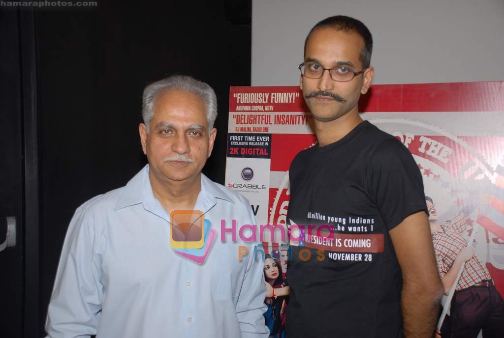 Ramesh Sippy, Rohan Sippy at the Press conference of The President Is Coming in Fame Malad on 18th November 2008 