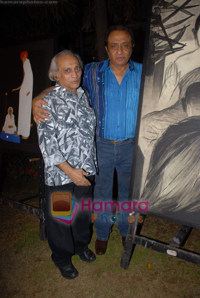 Ranjeet at The Mahatma a tribute to non-violence in Point of View Art Gallery on 19th November 2008 