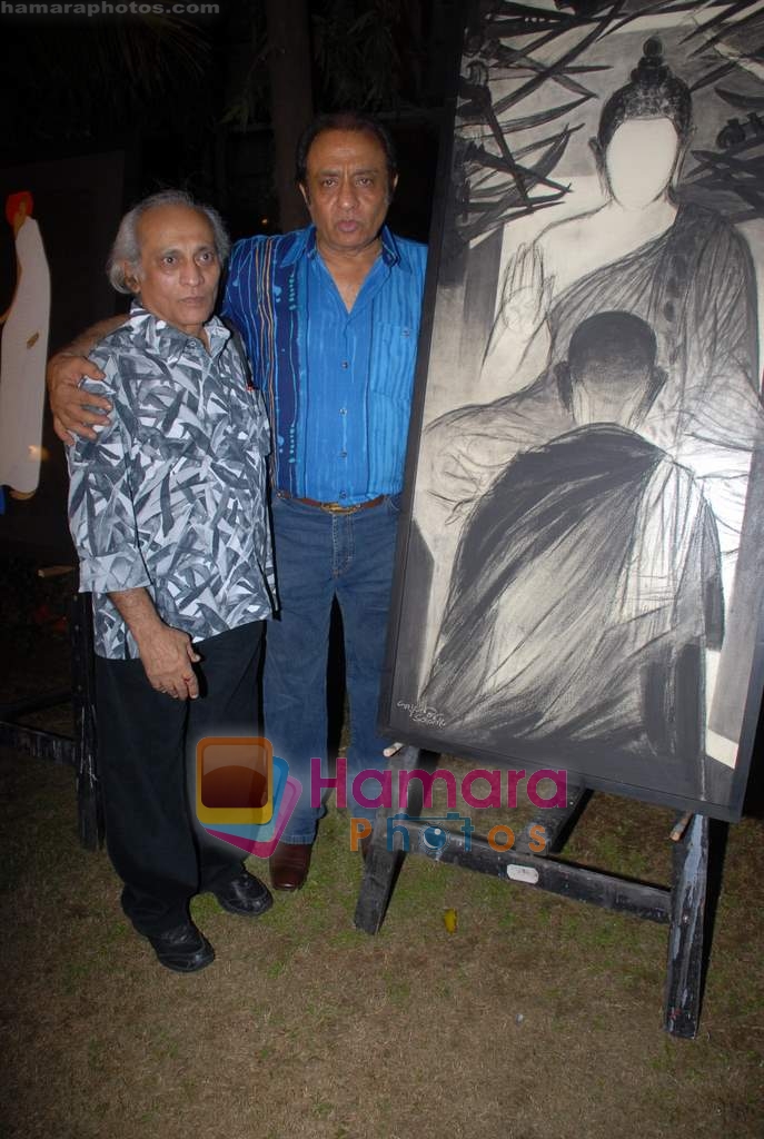 Ranjeet at The Mahatma a tribute to non-violence in Point of View Art Gallery on 19th November 2008 