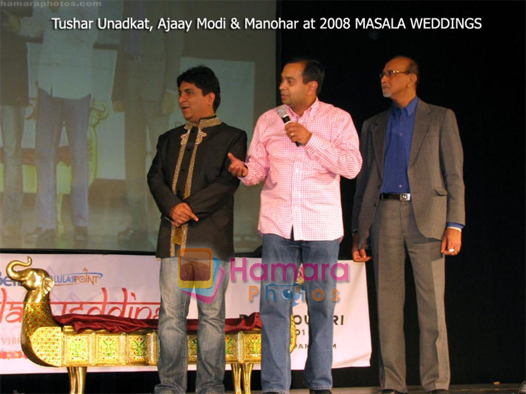 Tushar Unadkat, Ajaay Modi  at the Bollwood Fashion Event of Masala Weedings on 23rd November 2008 