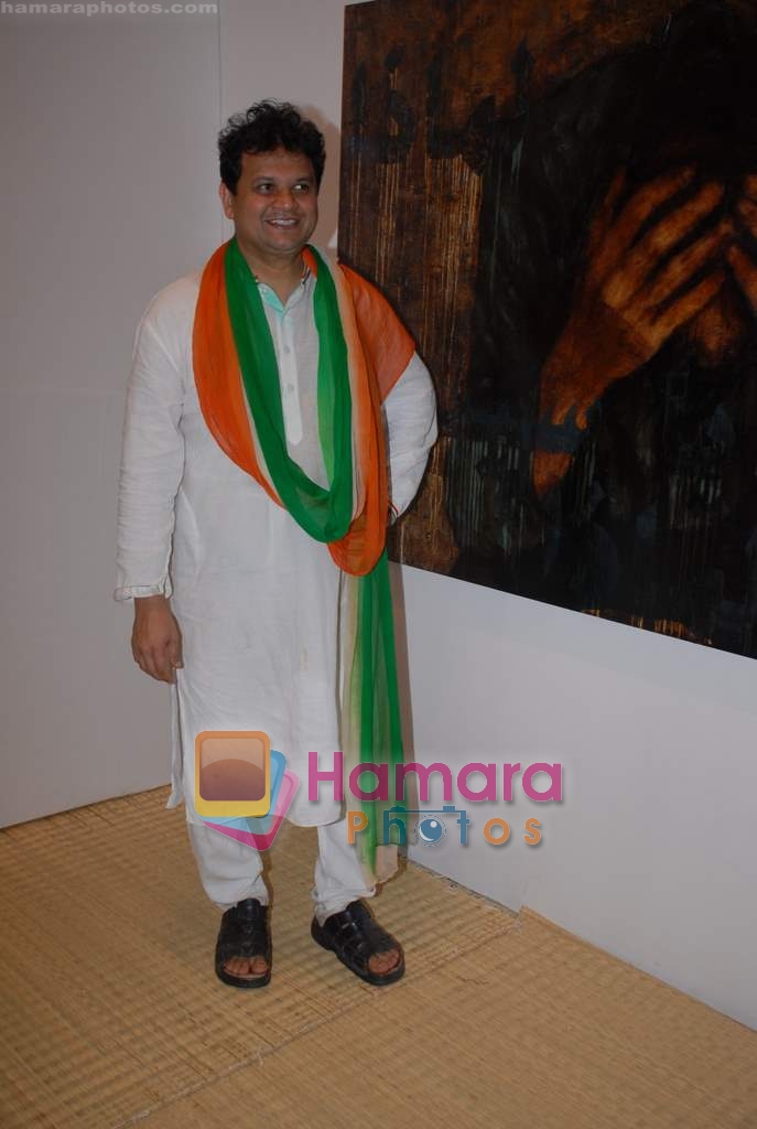 at Sunil Padwals art exibition in Jehangir Art gallery on 3rd December 2008