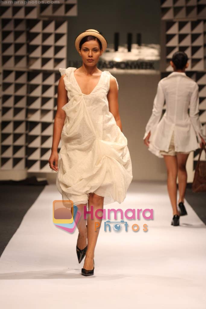 Model walk the ramp for 11.11 Cell DSGN at Delhi Fashion Week on 3rd December 2008 