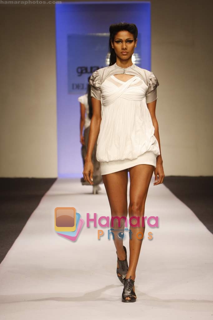 Model walk the ramp for Gaurav Gupta at Delhi Fashion Week on 3rd December 2008