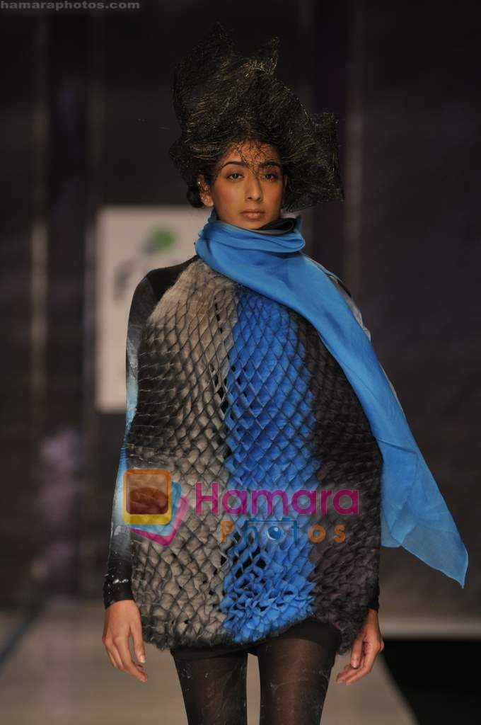 Models Showcasing Designs of Shantanu and Nikhil during Wills Fashion Week on Oct 17, 2008 