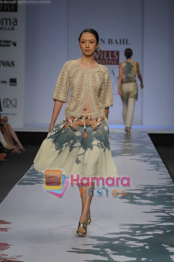 Model walk the ramp for Varun Bahl at Wills Fashion Week 