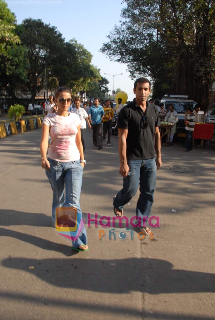 Neha Dhupia at Lok Satta Andolan march in Gateway Of India on 6th December 2008 