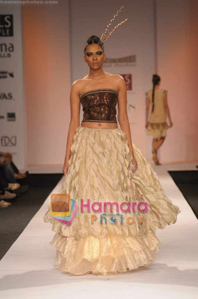 Model walk the ramp for Samant Chauhan at Wills Fashion Week