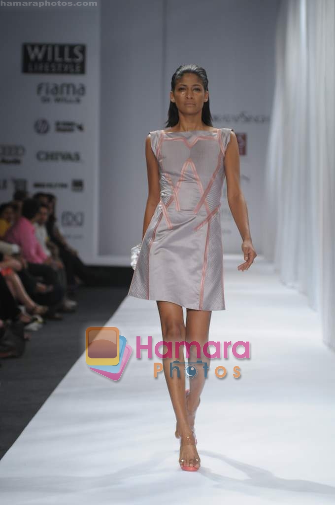 Model walk the ramp for Rajesh Pratap Singh at Wills Fashion Week 