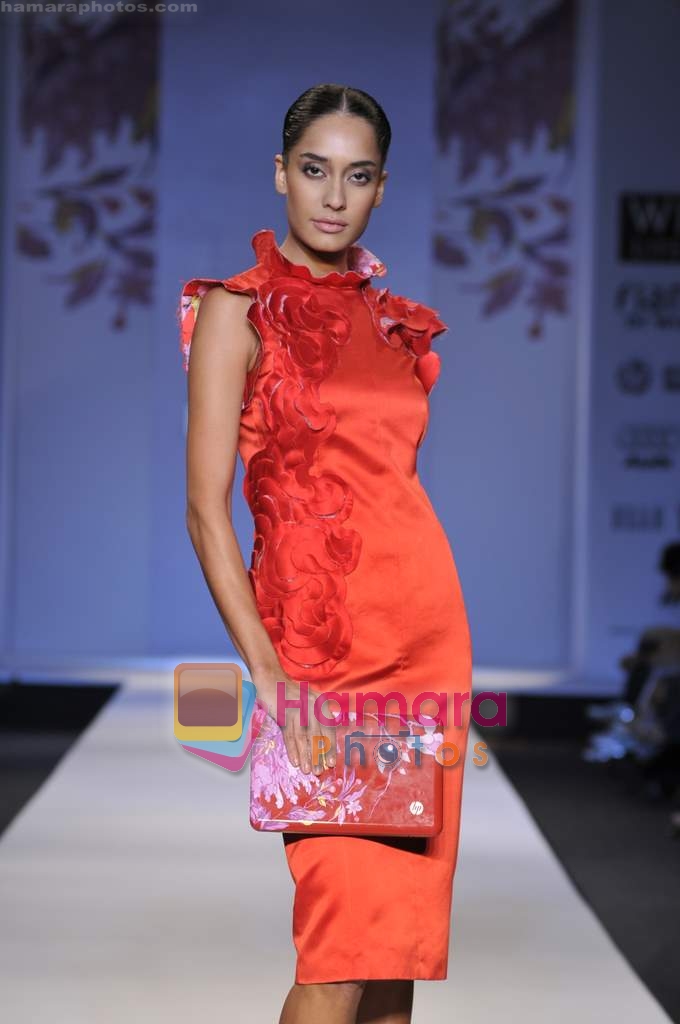 Model walk the ramp for Vivienne Tam at Wills Fashion Week 