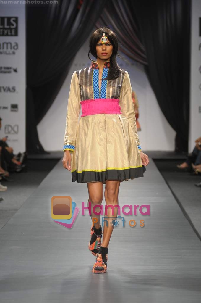 Model walk the ramp for Vikram Phadnis at Wills Fashion Week 