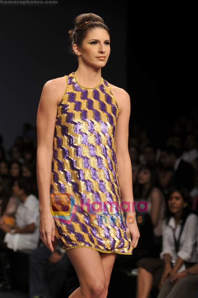 Model walk the ramp for Ranna Gill at Wills Fashion Week