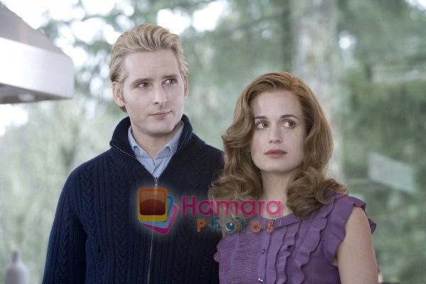 Peter Facinelli, Elizabeth Reaser in still from the movie Twilight