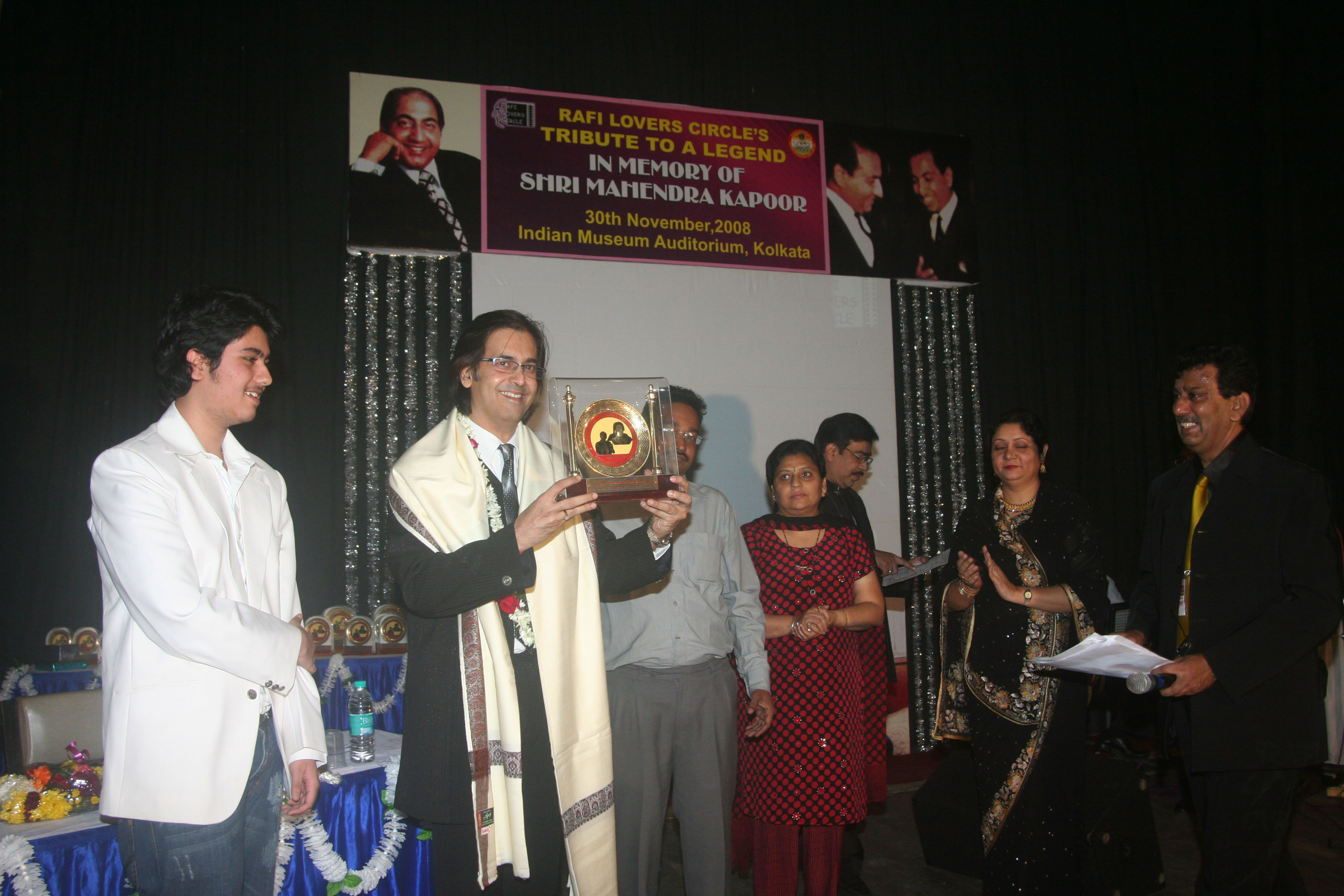 Coverage of Tribute to A Legend program on 30th Nov 2008