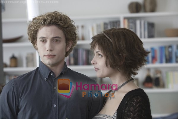 Jackson Rathbone, Ashley Greene in still from the movie Twilight