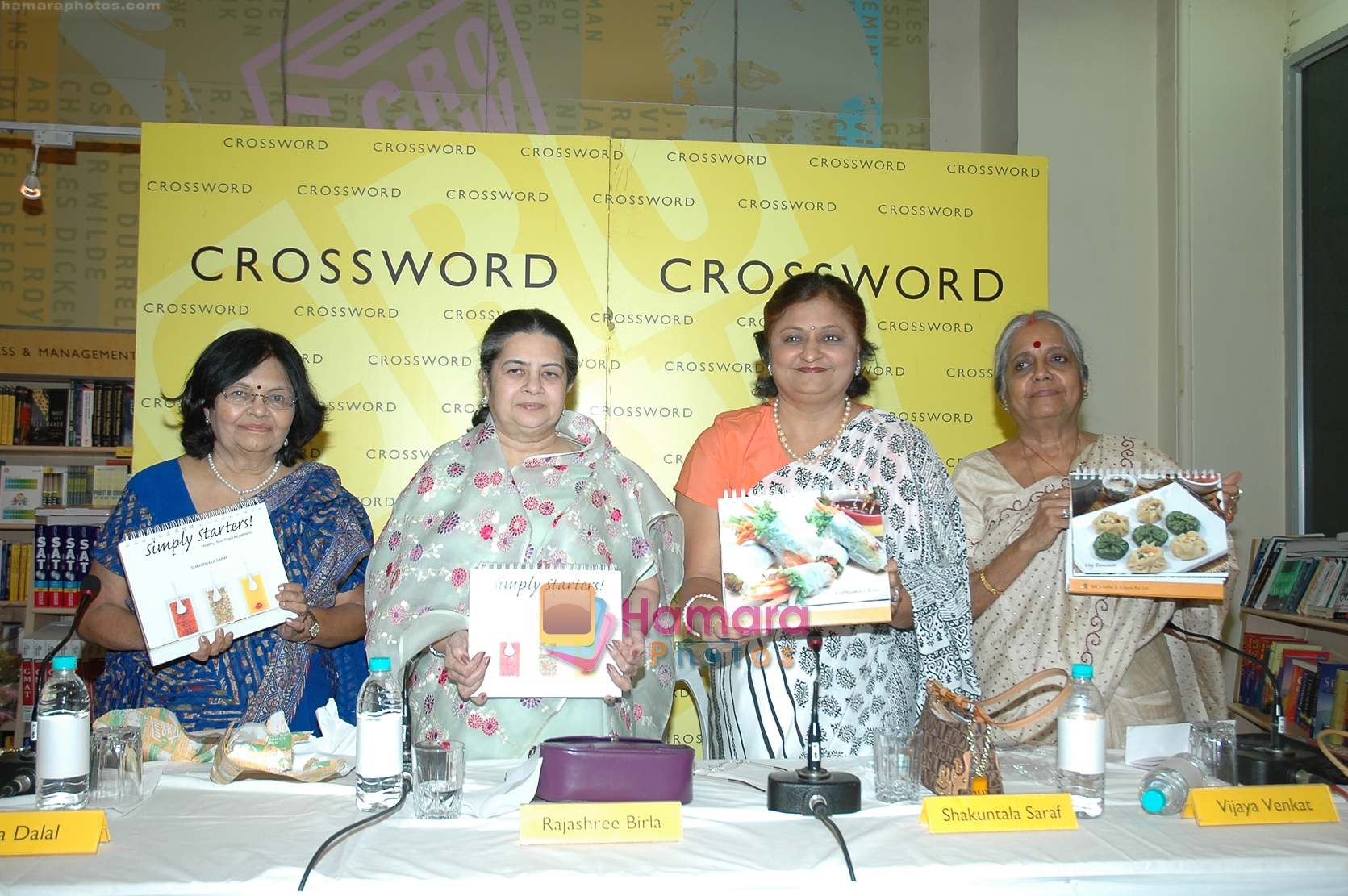 Shakuntala Saraf , Rajashree Birla & Tarla Dalal At Crossword