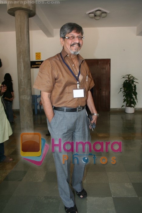 Amol Palekar at screenwriters meet in Indira Gandhi Research Centre, Goregaon, Mumbai on 13th December 2008  