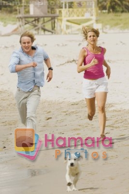Jennifer Aniston, Owen Wilson  in still from the movie Marley and Me