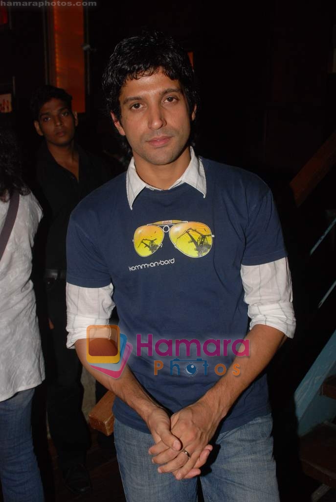 Farhan Akhtar at Rock On DVD launch in Hard Rock Cafe on 17th December 2008 