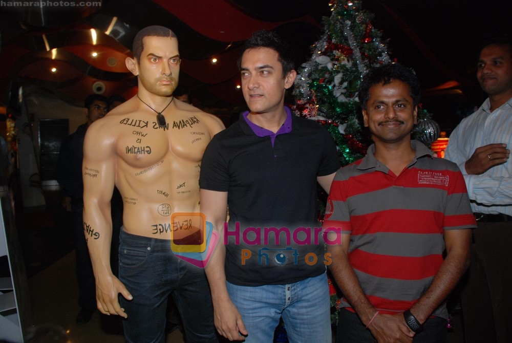 Aamir Khan at exclusive screening of Ghajini in PVR on 24th December 2008 