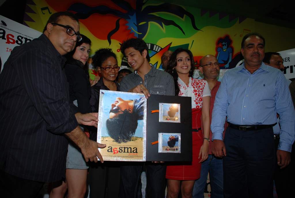 Rajkumar Santoshi, Subhashish Mukherjee, Hrishita Bhatt, Seema Biswas at the Audio release of Aasma - The Sky Is The Limit in Planet M on 30th December 2008 