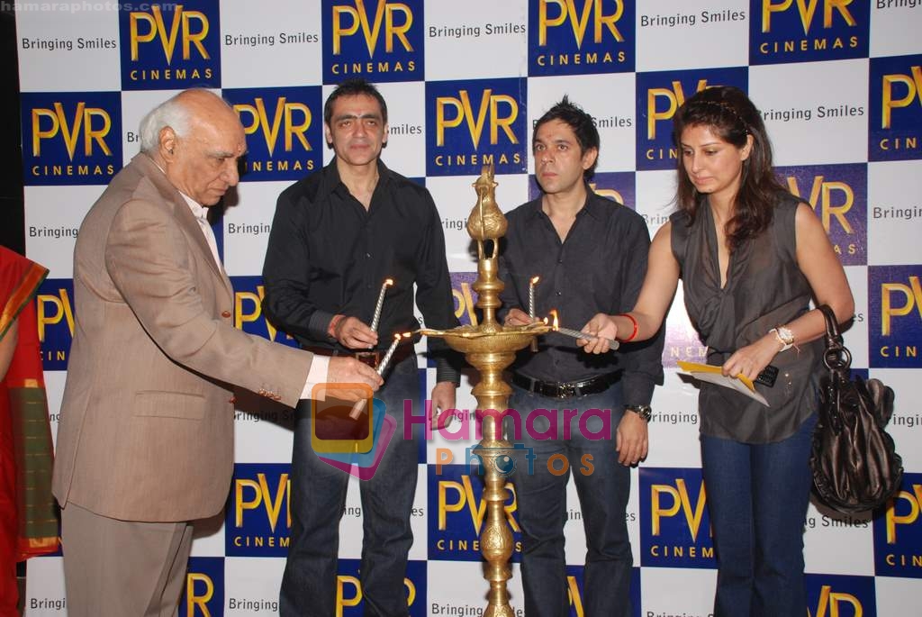 Yash Chopra launches PVR  in Lower Parel on 7th Jan 2009