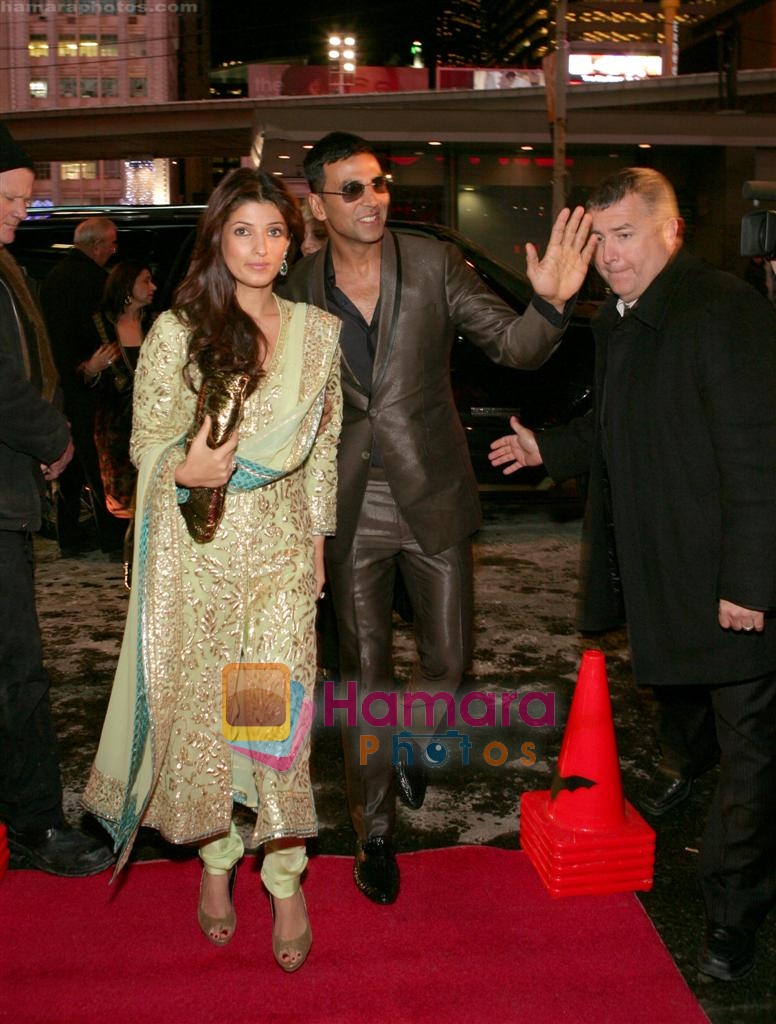 Akshay Kumar, Twinkle Khanna at the promotion of Chandni Chowk to China in Toronto on 9th Jan 2009 